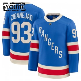 Barn Ishockey New York Rangers tröja Fanatics Centennial Premium Mika Zibanejad 2025-26 Blå
