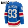 Barn Ishockey New York Rangers tröja Fanatics Centennial Premium Mika Zibanejad 2025-26 Blå