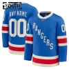 Barn Ishockey New York Rangers tröja med eget tryck Fanatics Centennial Premium 2025-26 Blå