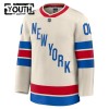 Barn Ishockey New York Rangers tröja med eget tryck Fanatics Premium 2025-26 Vit Winter Classic