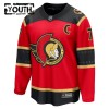 Barn Ishockey Ottawa Senators tröja Fanatics Premium Brady Tkachuk 2025-26 Röd Tredje