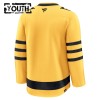 Barn Ishockey Pittsburgh Penguins tröja med eget tryck Fanatics Premium 2025-26 Gold Tredje