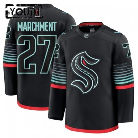 Barn Ishockey Seattle Kraken tröja Fanatics Premium Mason Marchment 2025-26 Svart Tredje