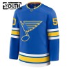 Barn Ishockey St. Louis Blues tröja Fanatics Premium Binnington Jordan 2025-26 Blå Hemma
