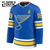 Barn Ishockey St. Louis Blues tröja Fanatics Premium Robert Thomas 2025-26 Blå Hemma