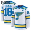 Barn Ishockey St. Louis Blues tröja Fanatics Premium Robert Thomas 2025-26 Vit Borta