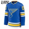 Barn Ishockey St. Louis Blues tröja med eget tryck Fanatics Premium 2025-26 Blå Hemma