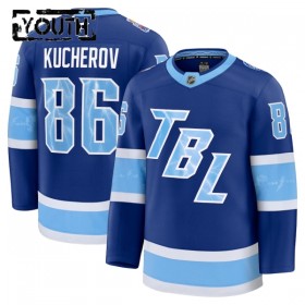 Barn Ishockey Tampa Bay Lightning tröja Fanatics NHL Stadium Series Premium Nikita Kucherov 2025-26 Blå