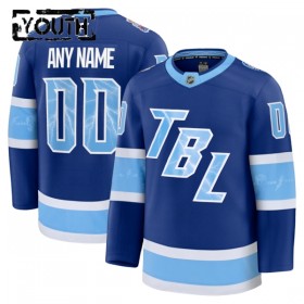 Barn Ishockey Tampa Bay Lightning tröja med eget tryck Fanatics NHL Stadium Series Premium 2025-26 Blå