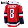 Barn Ishockey Washington Capitals tröja Fanatics Premium Alex Ovechkin 2025-26 Röd Tredje