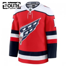 Barn Ishockey Washington Capitals tröja Fanatics Premium Dylan Strome 2025-26 Röd Tredje