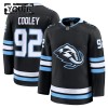 Barn tröja Utah Hockey Club Fanatics Premium Logan Cooley 2025-26 Svart Hemma