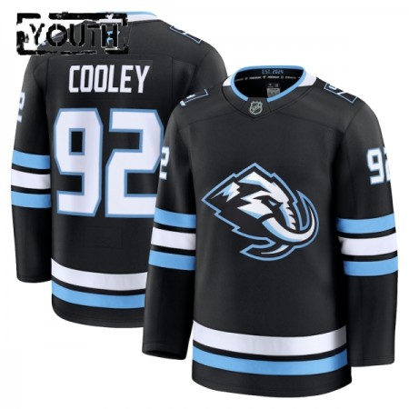 Barn tröja Utah Hockey Club Fanatics Premium Logan Cooley 2025-26 Svart Hemma