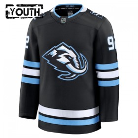 Barn tröja Utah Hockey Club Fanatics Premium Logan Cooley 2025-26 Svart Hemma