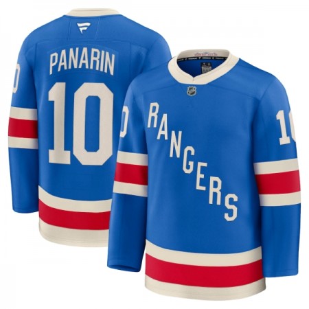 Män Ishockey New York Rangers tröja Fanatics Centennial Premium Artemi Panarin 2025-26 Blå