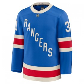 Män Ishockey New York Rangers tröja Fanatics Centennial Premium Igor Shesterkin 2025-26 Blå