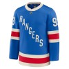 Män Ishockey New York Rangers tröja Fanatics Centennial Premium Mika Zibanejad 2025-26 Blå