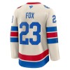 Män Ishockey New York Rangers tröja Fanatics Premium Adam Fox 2025-26 Vit Winter Classic