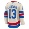 Män Ishockey New York Rangers tröja Fanatics Premium Alexis Lafreniere 2025-26 Vit Winter Classic