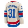 Män Ishockey New York Rangers tröja Fanatics Premium Igor Shesterkin 2025-26 Vit Winter Classic