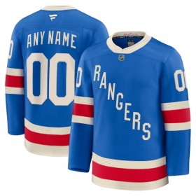 Män Ishockey New York Rangers tröja med eget tryck Fanatics Centennial Premium 2025-26 Blå