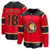 Män Ishockey Ottawa Senators tröja Fanatics Premium Tim Stutzle 2025-26 Röd Tredje