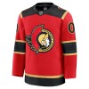 Män Ishockey Ottawa Senators tröja med eget tryck Fanatics Premium 2025-26 Röd Tredje