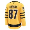 Män Ishockey Pittsburgh Penguins tröja Fanatics Premium Sidney Crosby 2025-26 Gold Tredje