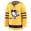 Män Ishockey Pittsburgh Penguins tröja med eget tryck Fanatics Premium 2025-26 Gold Tredje