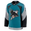 Män Ishockey San Jose Sharks tröja Fanatics Premium Macklin Celebrini 2025-26 Teal Tredje