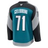 Män Ishockey San Jose Sharks tröja Fanatics Premium Macklin Celebrini 2025-26 Teal Tredje