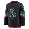 Män Ishockey Seattle Kraken tröja Fanatics Premium Philipp Grubauer 2025-26 Svart Tredje