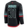 Män Ishockey Seattle Kraken tröja Fanatics Premium Philipp Grubauer 2025-26 Svart Tredje