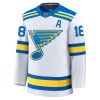 Män Ishockey St. Louis Blues tröja Fanatics Premium Robert Thomas 2025-26 Vit Borta