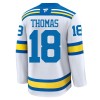 Män Ishockey St. Louis Blues tröja Fanatics Premium Robert Thomas 2025-26 Vit Borta