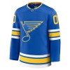 Män Ishockey St. Louis Blues tröja med eget tryck Fanatics Premium 2025-26 Blå Hemma