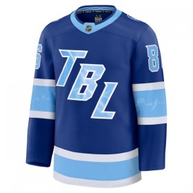 Män Ishockey Tampa Bay Lightning tröja Fanatics NHL Stadium Series Premium Nikita Kucherov 2025-26 Blå
