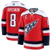 Män Ishockey Washington Capitals tröja Fanatics Premium Alex Ovechkin 2025-26 Röd Tredje