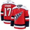 Män Ishockey Washington Capitals tröja Fanatics Premium Dylan Strome 2025-26 Röd Tredje
