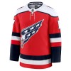 Män Ishockey Washington Capitals tröja Fanatics Premium Dylan Strome 2025-26 Röd Tredje