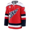 Män Ishockey Washington Capitals tröja Fanatics Premium Tom Wilson 2025-26 Röd Tredje