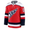Män Ishockey Washington Capitals tröja med eget tryck Fanatics Premium 2025-26 Röd Tredje