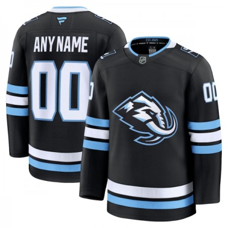 Män tröja med eget tryck Utah Hockey Club Fanatics Premium 2025-26 Svart Hemma