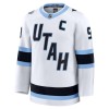 Män tröja Utah Hockey Club Fanatics Premium Clayton Keller Vit Borta