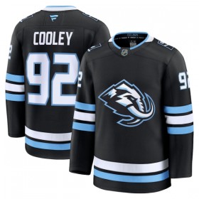Män tröja Utah Hockey Club Fanatics Premium Logan Cooley 2025-26 Svart Hemma