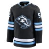 Män tröja Utah Hockey Club Fanatics Premium Logan Cooley 2025-26 Svart Hemma