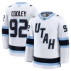 Män tröja Utah Hockey Club Fanatics Premium Logan Cooley Vit Borta