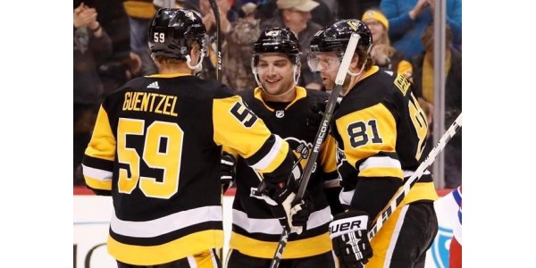 Simon, Kessel hjälper pingvinerna 5-2 över Rangers