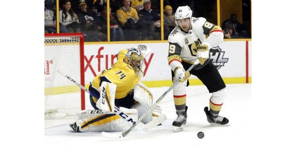 Saros gjort 43 sparar hjälp Predators över Golden Knights
