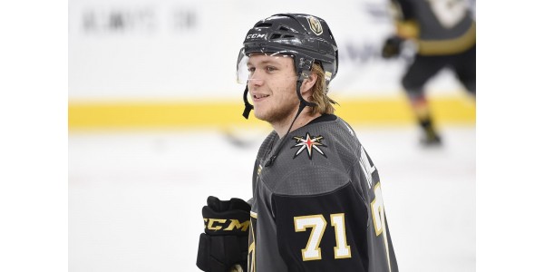 Karlsson gjorde hjälp med Golden Knights 2-1-nederlag Rangers